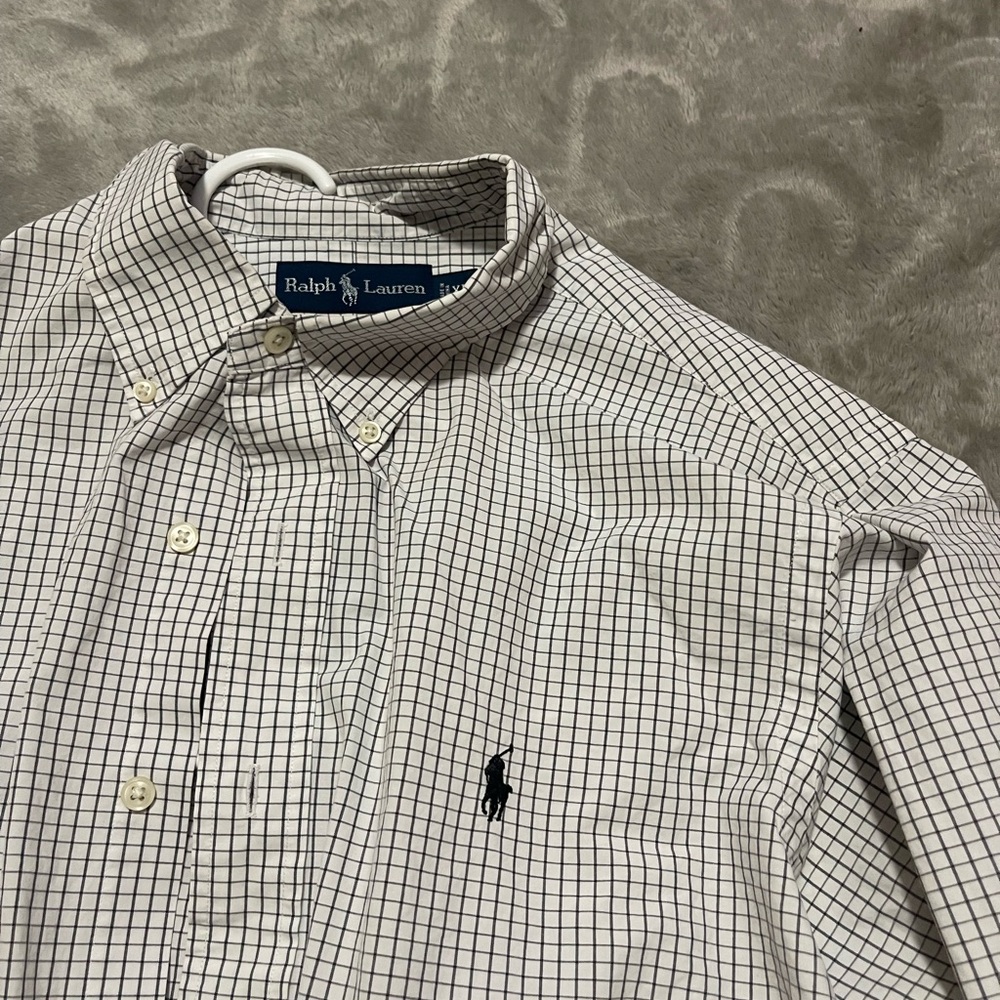 Ralph Lauren Checkered Shirt - Black and White